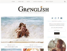 Tablet Screenshot of grenglish.co.uk